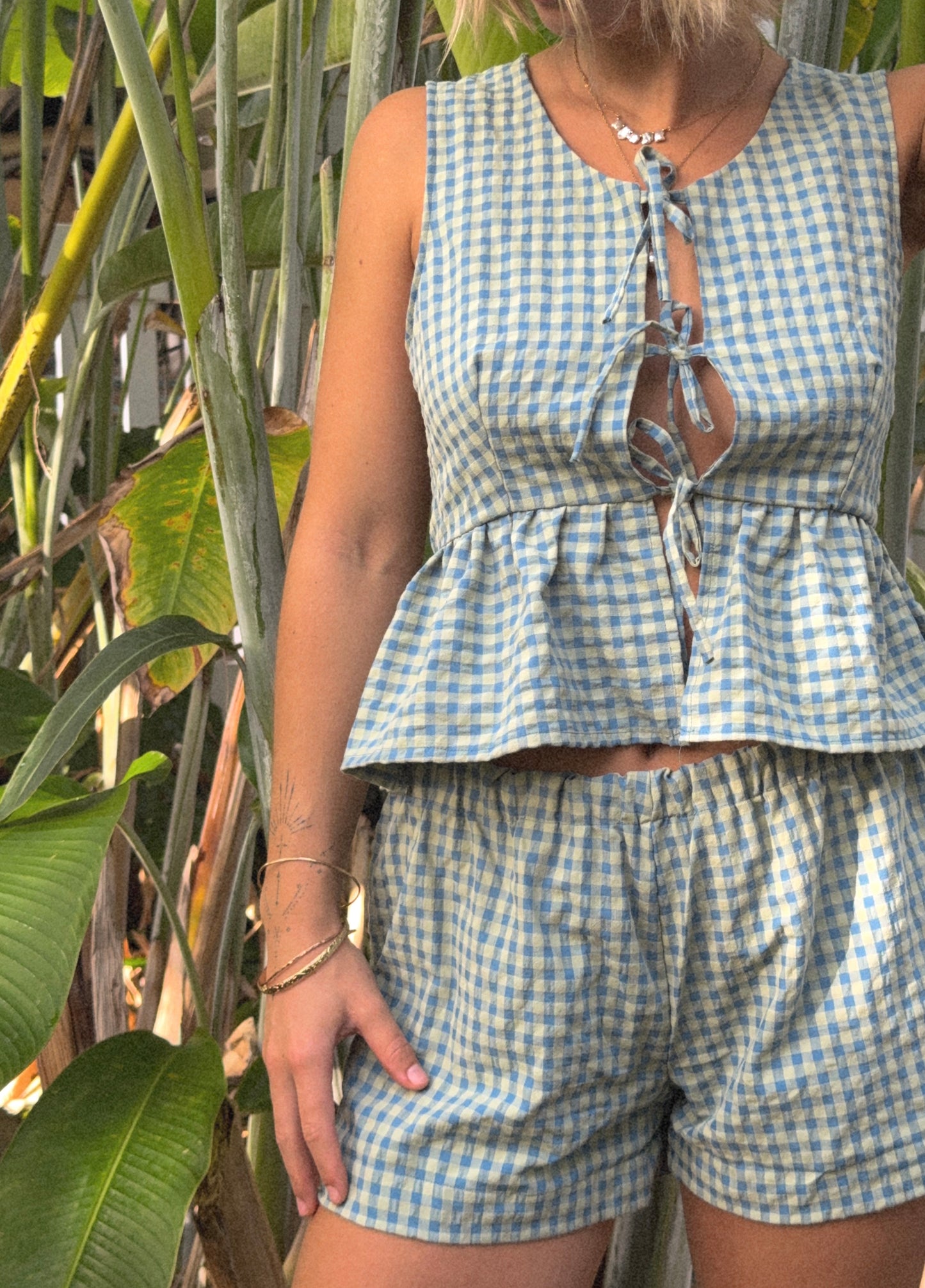 gingham set